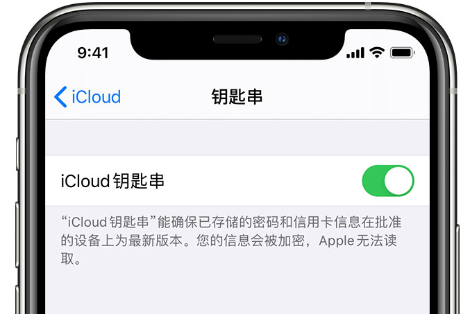 平和苹果手机维修分享在 iPhone 上开启 iCloud 钥匙串之后会储存哪些信息 