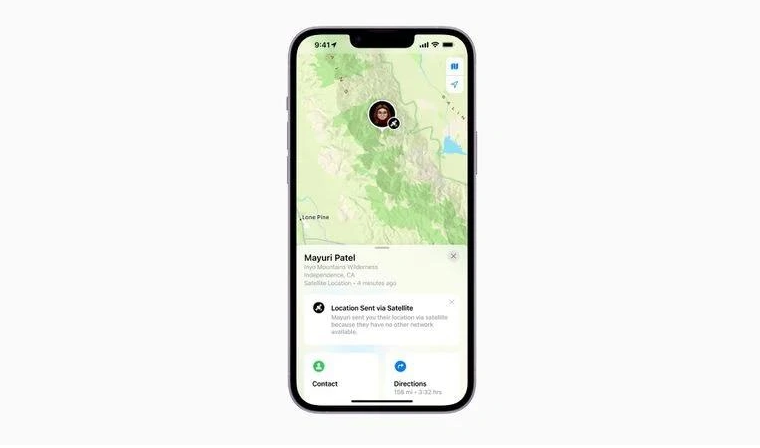 平和苹果14维修分享iPhone14系列中 FindMy功能通过卫星分享位置方法教程 